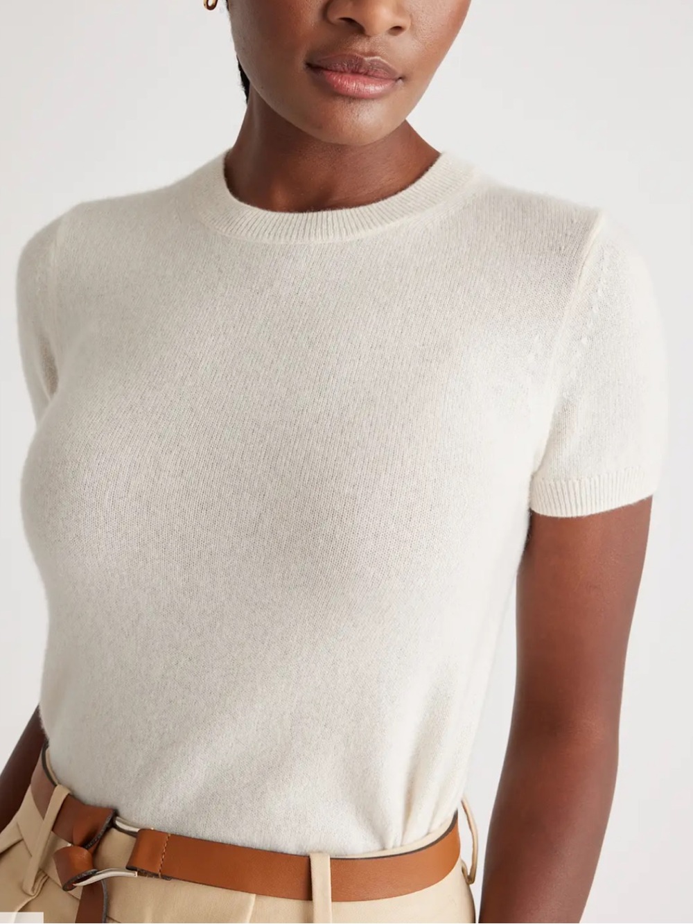Quince Mongolian Cashmere Tee